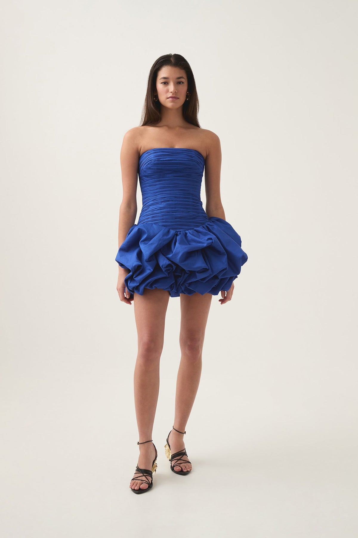 Violette Bubble Hem Mini Dress Flowering Girl