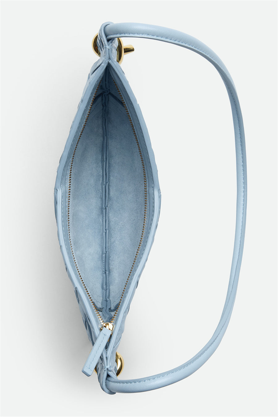 Azalea Weave Mini Shoulder Bag - Blue Flowering Girl