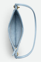 Azalea Weave Mini Shoulder Bag - Blue Flowering Girl
