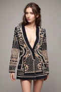 Bonnie Pearl Blazer Mini Dress Flowering Girl