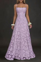 Francis Maxi Dress-Purple Flowering Girl