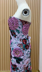 Anke Floral Sequin Maxi Dress Flowering Girl
