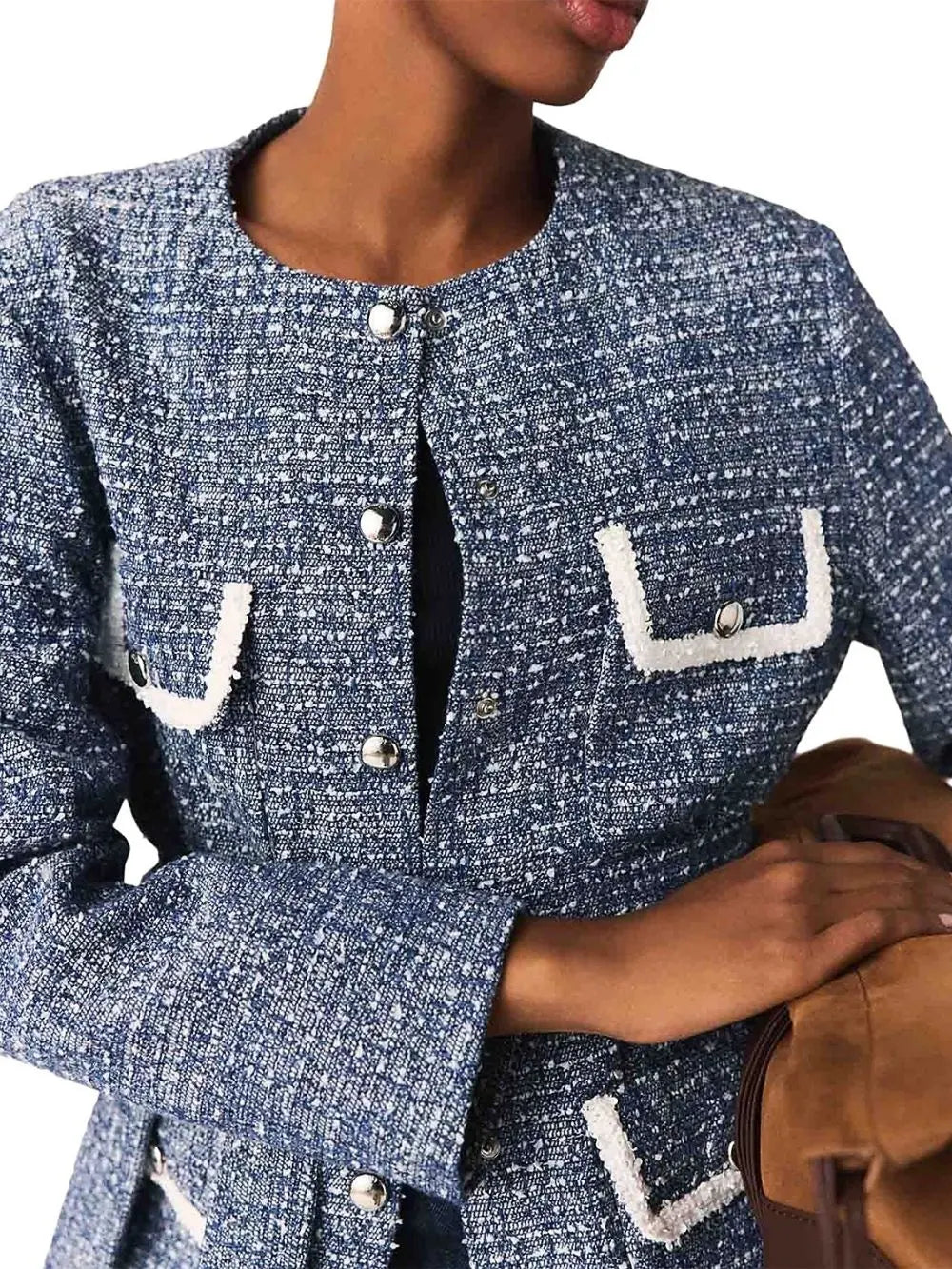 Four Pocket Tweed Jacket Flowering Girl