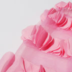 petals strapless tulle maxi dress in pink Flowering Girl