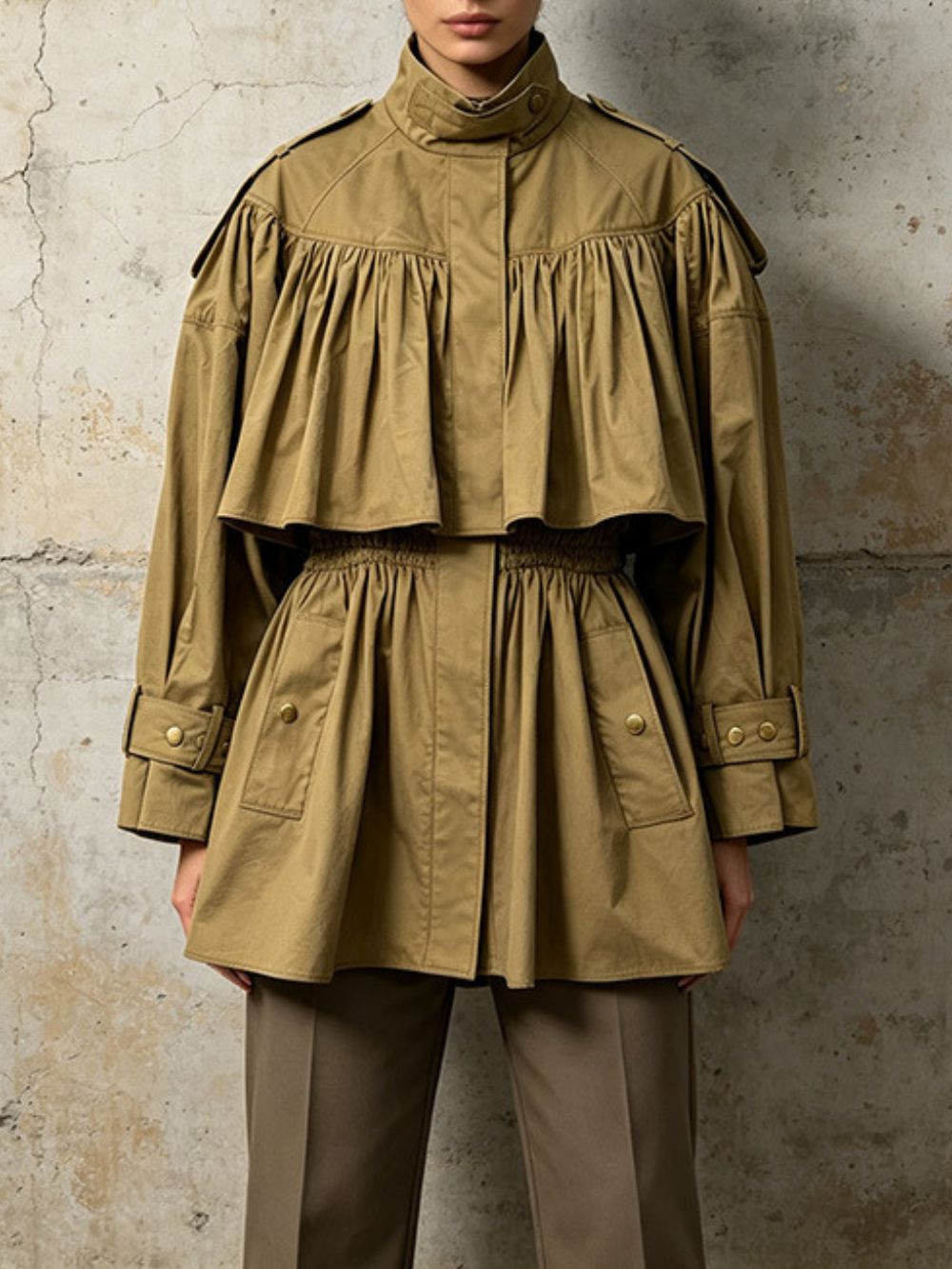 Misha Pleated Coat