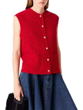 Lidilou Textured Knit Top Flowering Girl