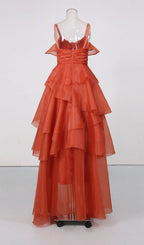 Varesa Spaghetti Ruffle Maxi Dress Flowering Girl