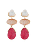 Camber Multi Layers Acrylic Earrings Flowering Girl
