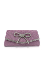 Leeah Bow Diamante Handbag Flowering Girl