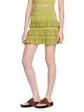Short Ruffled Skirt Flowering Girl