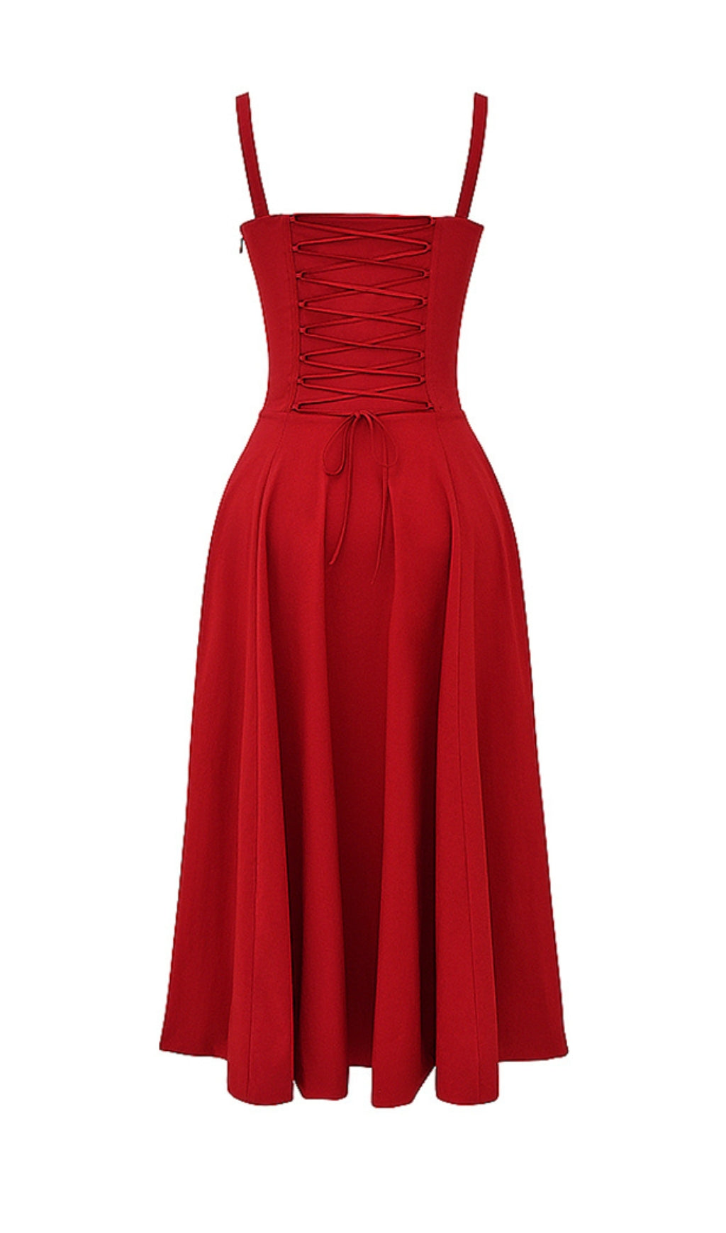 Red Rose Bustier Sundress Flowering Girl