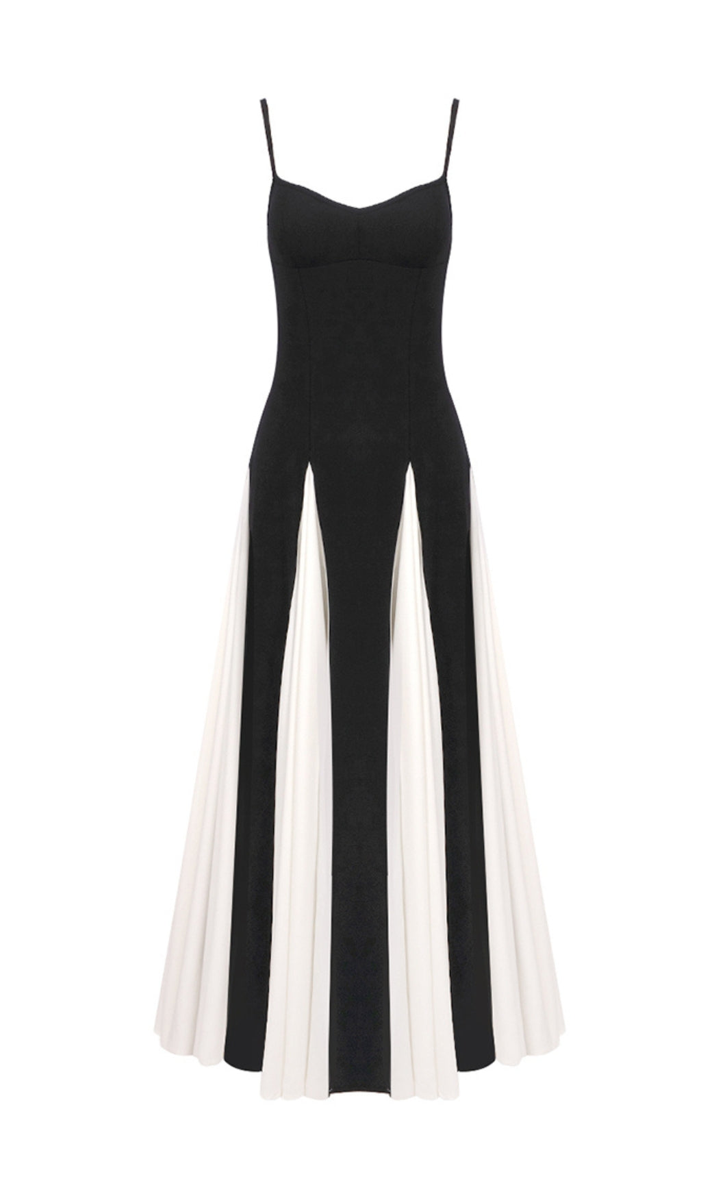 Brynna Black White Patchwork Maxi Dress Flowering Girl