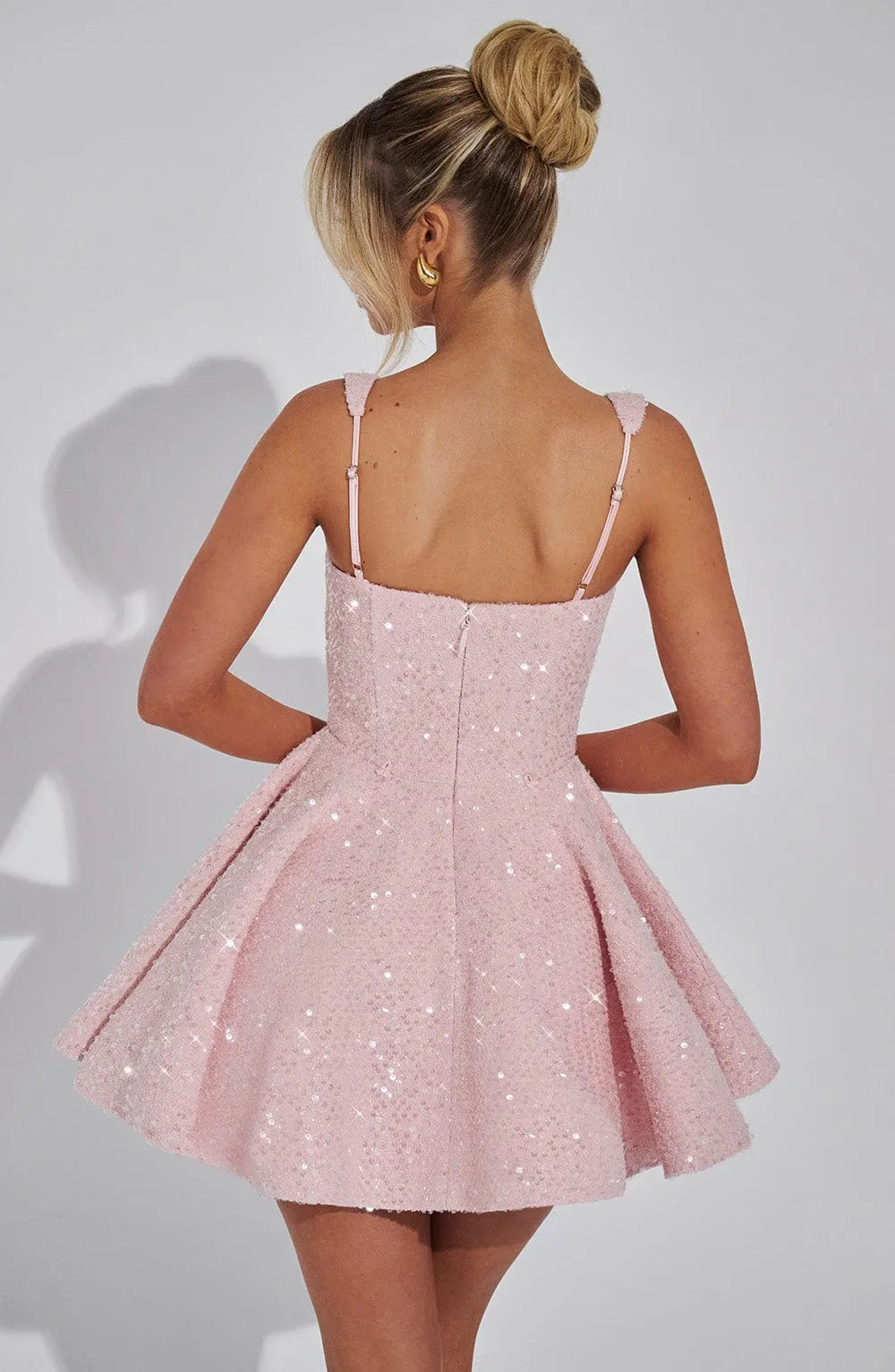 Dorothy Mini Dress - Blush Flowering Girl