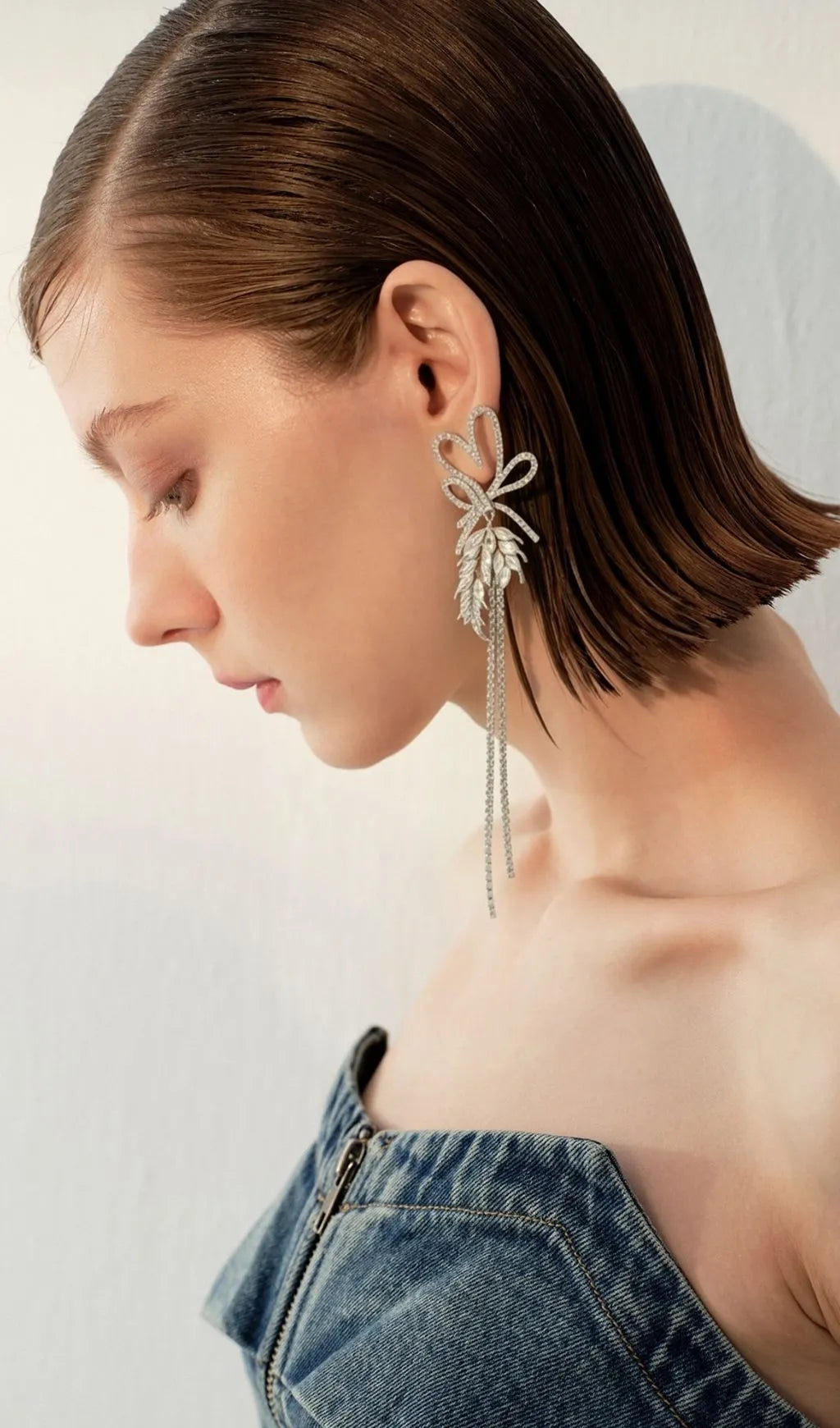Lelia Diamante Earrings Flowering Girl