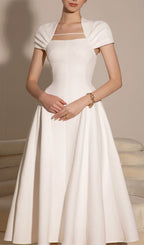 Alchemy White Midi Dress Flowering Girl