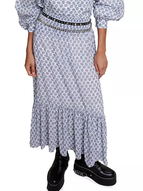 RUFFLED MAXI SKIRT Flowering Girl