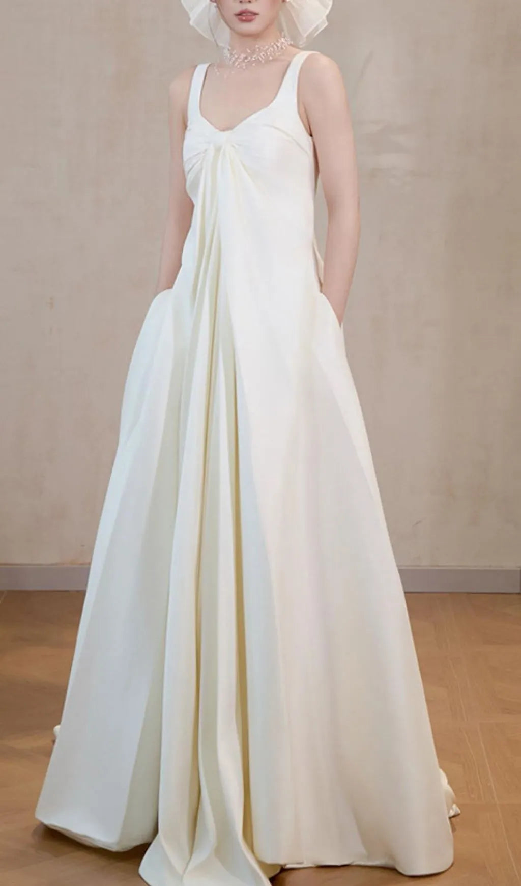 Lexia White Strappy Backless Maxi Dress Flowering Girl