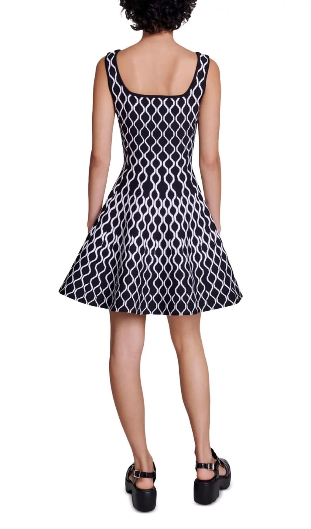 Russel Graphic Knit Skater Dress Flowering Girl