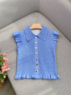 Satin Smocked Top Flowering Girl