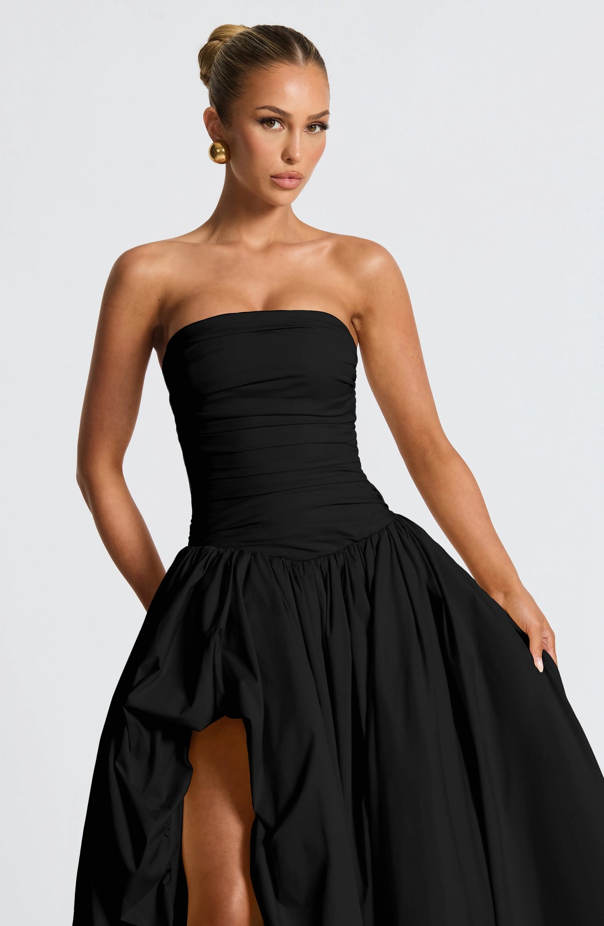Jillian Maxi Dress - Black Flowering Girl