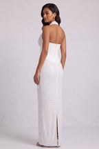White Column Gown Flowering Girl