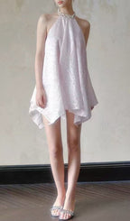 Sorex Open Back Pearl Mini Dress Flowering Girl