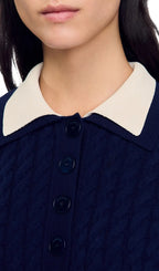 Fred Cable Knit Sweater Flowering Girl