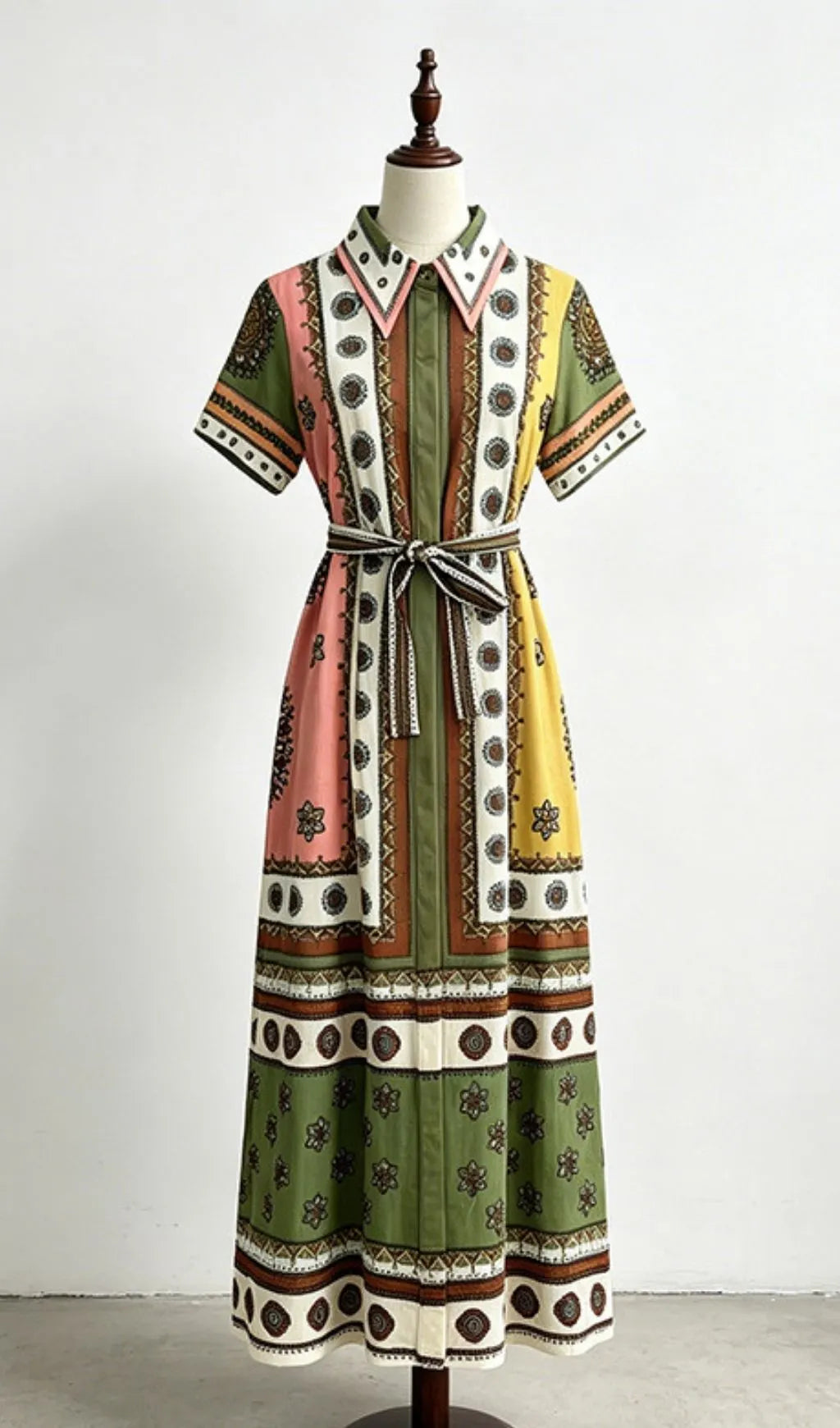 Kiyomi Bohemia Printed Maxi Dress Flowering Girl