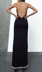 Aglaia Black Pearl Maxi Dress Flowering Girl
