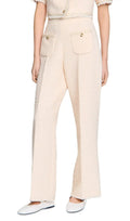 Decorative Tweed Trousers Flowering Girl