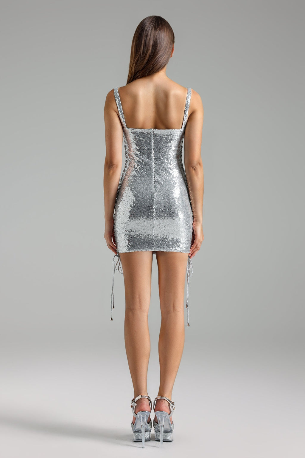 Lelia Sleeveless Sequin Mini Dress Flowering Girl