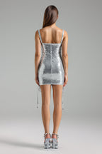Lelia Sleeveless Sequin Mini Dress Flowering Girl