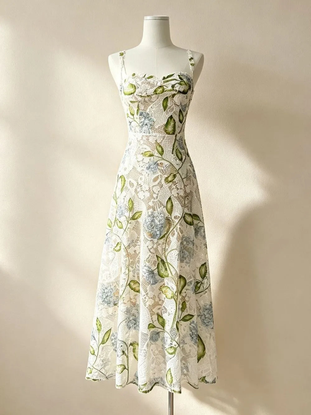 Marylu Strappy Lace Maxi Dress Flowering Girl