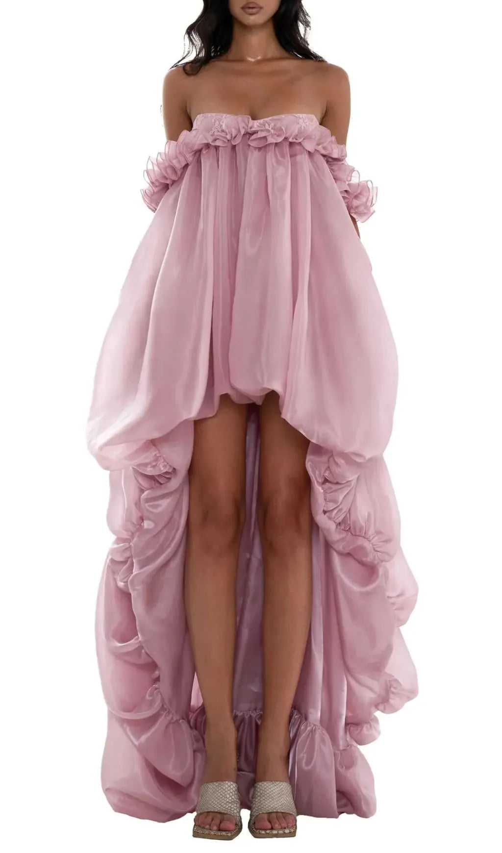 Janeeva Ruffle Maxi Dress Flowering Girl
