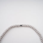 Sandrine Silver-Tone Crystal-Embellished Necklace Flowering Girl