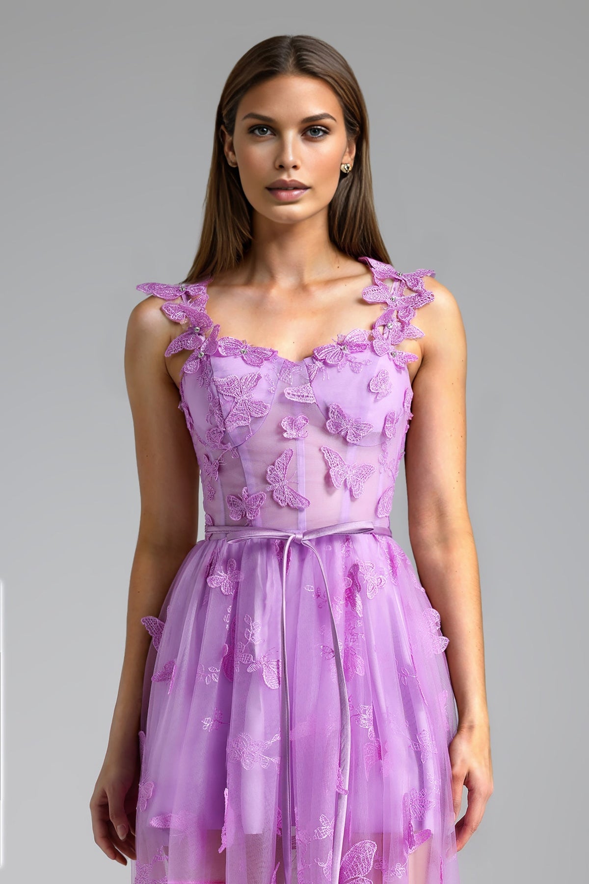 Stormie Butterfly Sleeveless Corset Maxi Dress Flowering Girl
