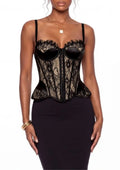 Oshenik Spaghetti Lace Top Flowering Girl