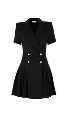 SHORT TWEED COAT DRESS Flowering Girl