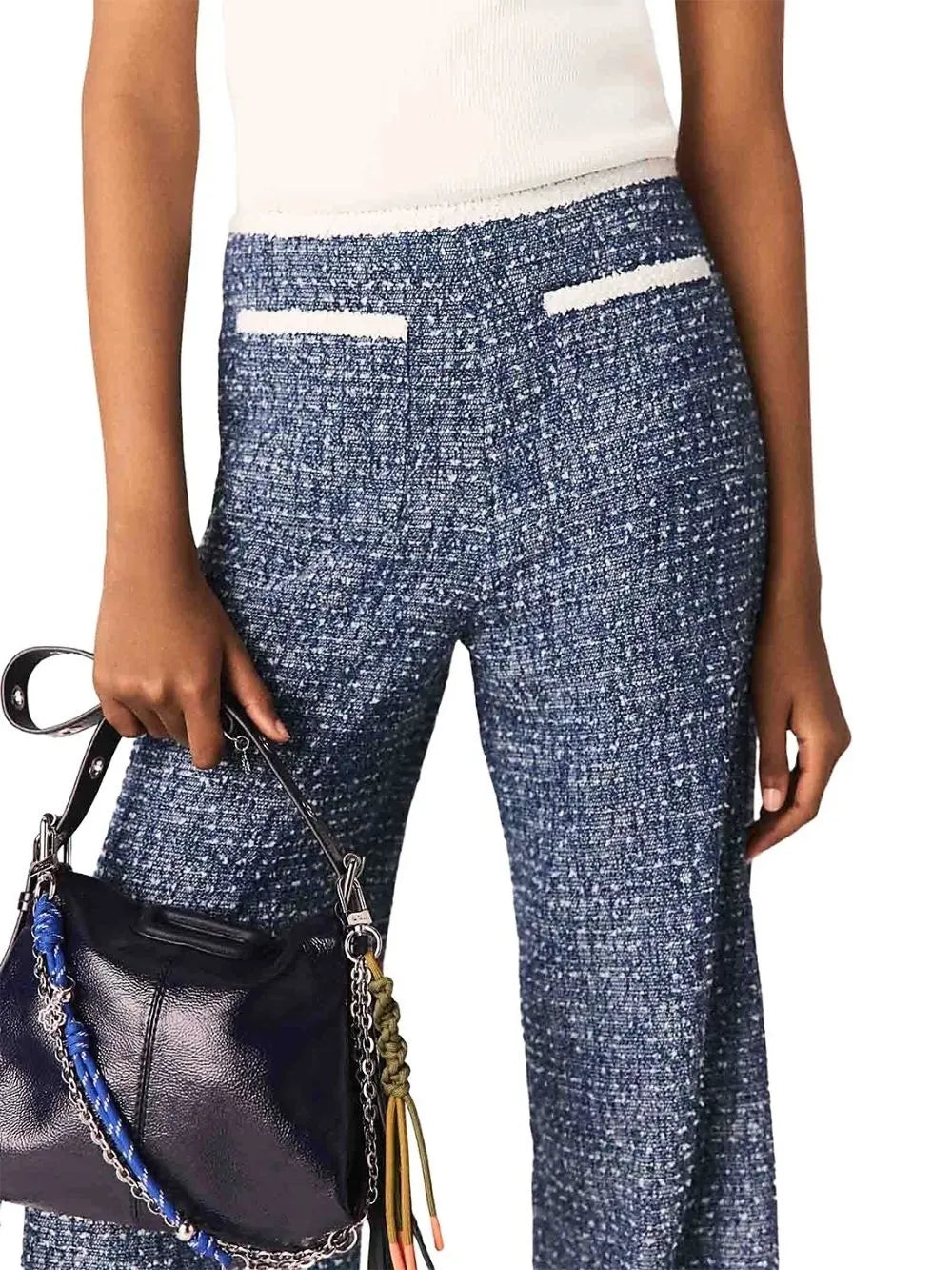 Marled Tweed Pants Flowering Girl