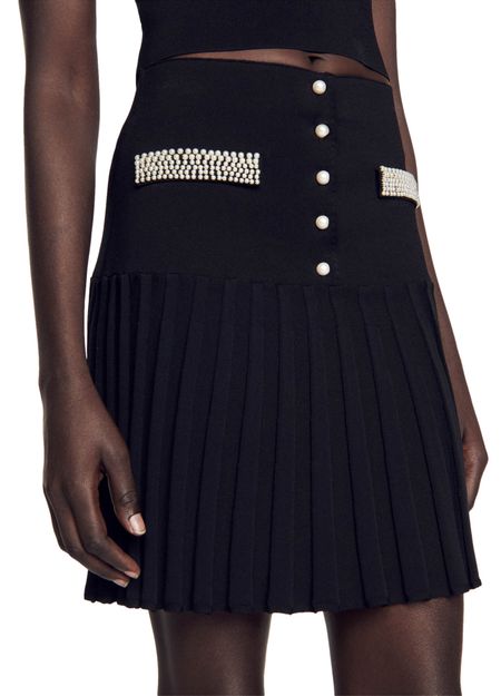 PLEATED KNIT SKIRT Flowering Girl