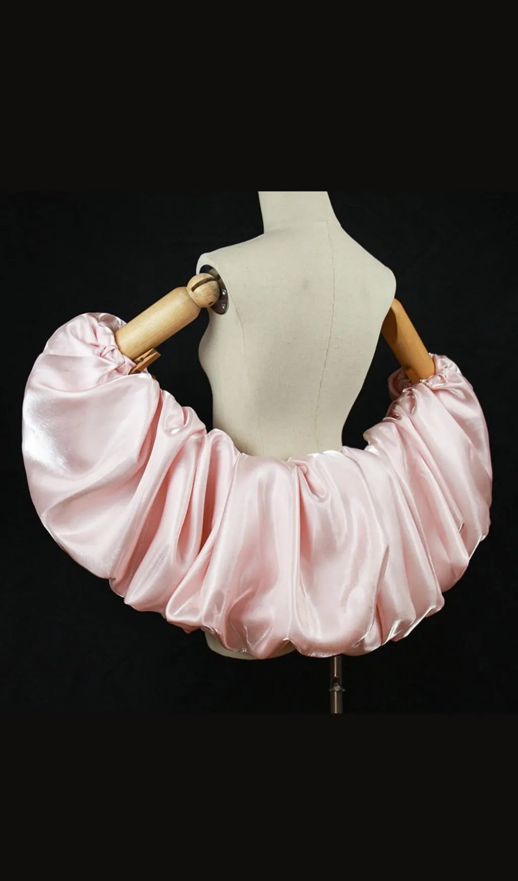 Leen Pink Satin Shawl Flowering Girl
