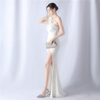 Crafted Flower With Beading Formal Dress Flowering Girl