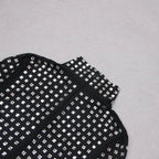 Crystal Crop Top In Black Flowering Girl