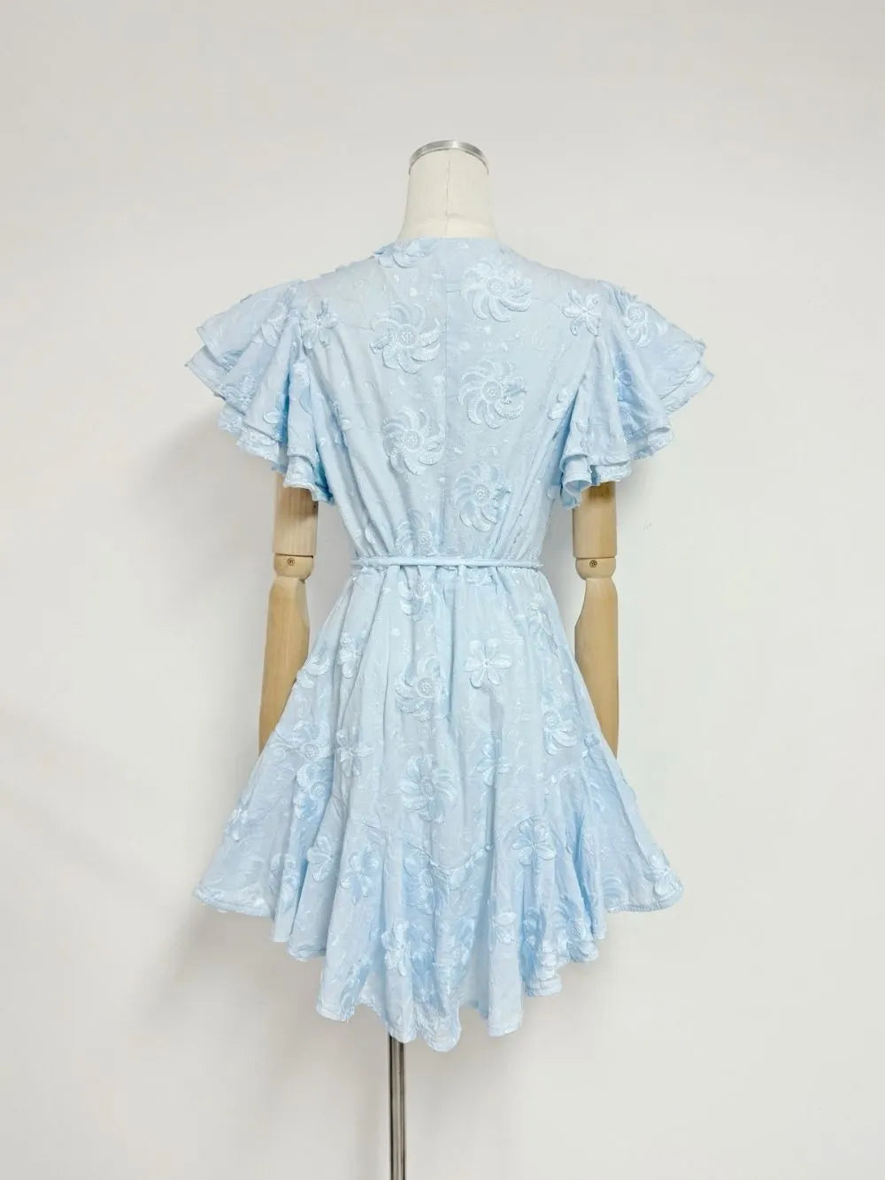 Manna Floral V-Neck Mini Dress Flowering Girl