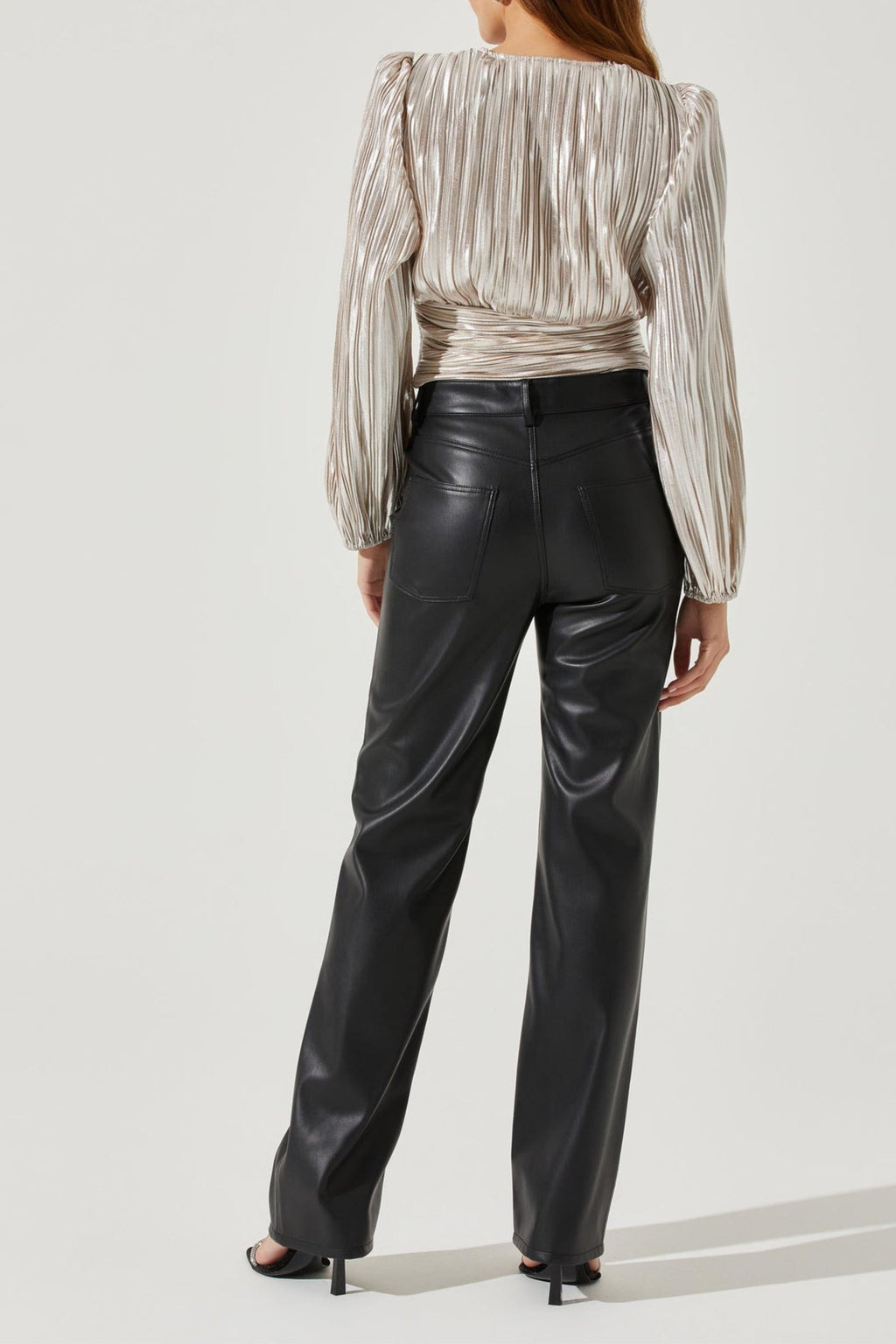 Braydon Pleated Ruched Top Flowering Girl