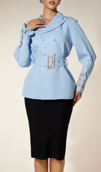 Elana Double Breasted Blazer Flowering Girl
