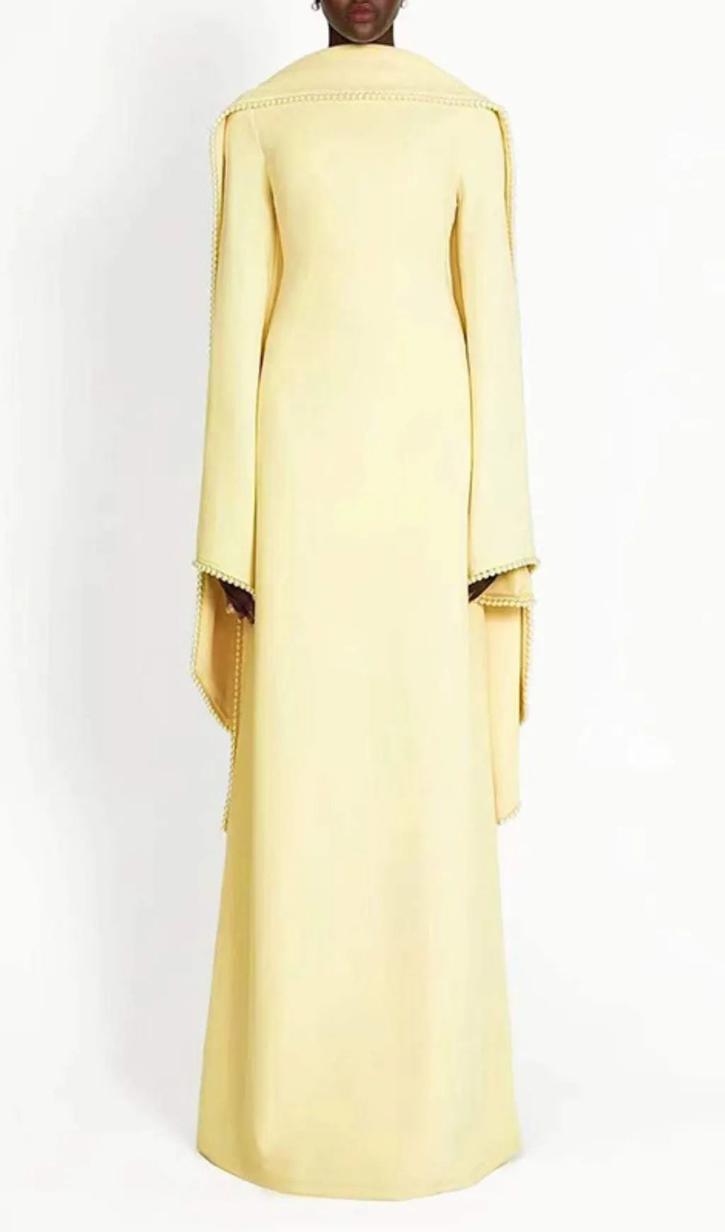 Hidi Shawl Long Sleeve Maxi Dress Flowering Girl