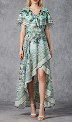 Jaymes Printed Maxi Dress Flowering Girl