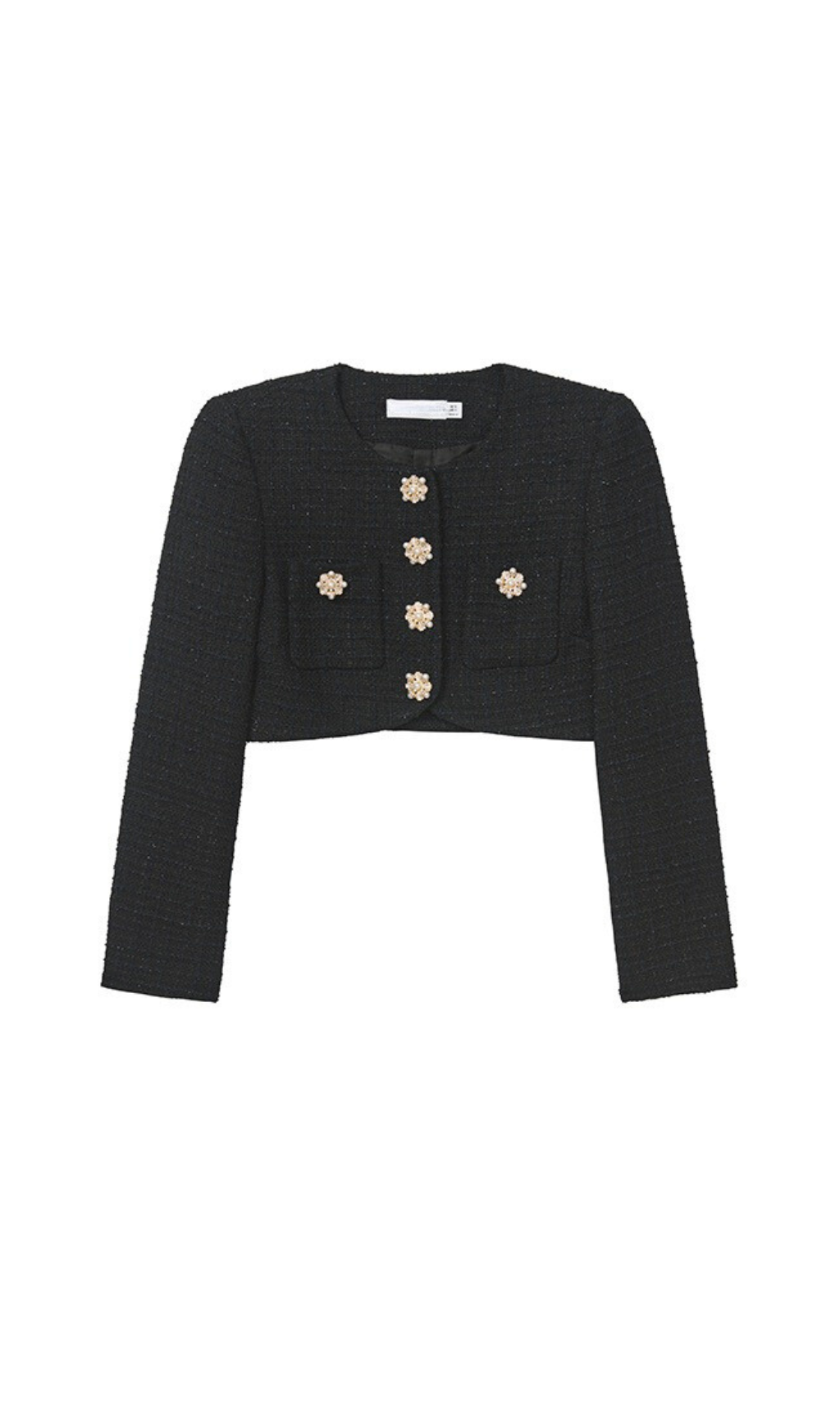 BLACK BOUCLE JACKET Flowering Girl