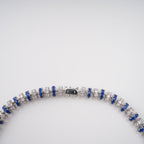 Sandrine Blue Crystal-Embellished Necklace Flowering Girl